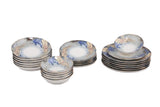 GBSATN24KY4101615 White Blue Gold 100% PORCELAIN