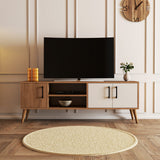 Mobile TV Exxen Rovere Bianco Melaminico 150x52x34 cm