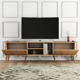 TV Meubels - TV Meubel Lotus Eik Melamine 180x50x34 cm - Dimehouse