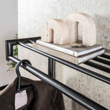Appendiabiti Kym 20-Ganci Grigio Scuro - Con asta