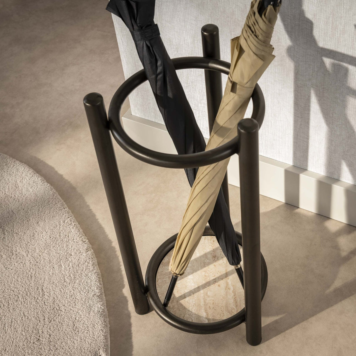 Portaombrelli Senna rotondo Drift marrone