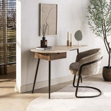 Kaptafels - Kaptafel Borea 1 Lade Keramiek Travertine - Dimehouse