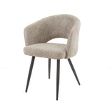 Set di 2 sedie per sala da pranzo Cargo Bouclé Sand
