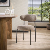 Eetkamerstoelen - Set van 2 eetkamerstoelen Aero Tissee Cargo Zand - Dimehouse