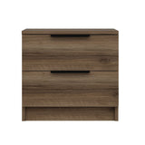 Nachtkastjes - Nachtkastje Kala Plus Walnoot Melamine 54x40x47 cm - Dimehouse