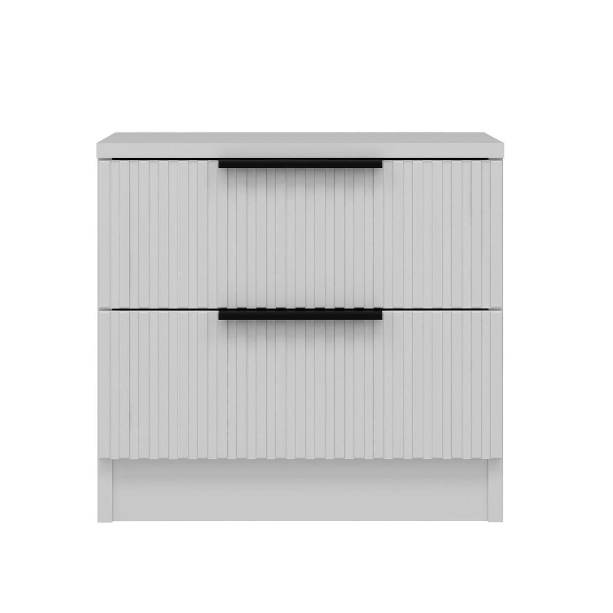 Nachtkastjes - Nachtkastje Kala Plus Wit Melamine 50x47x40 cm - Dimehouse