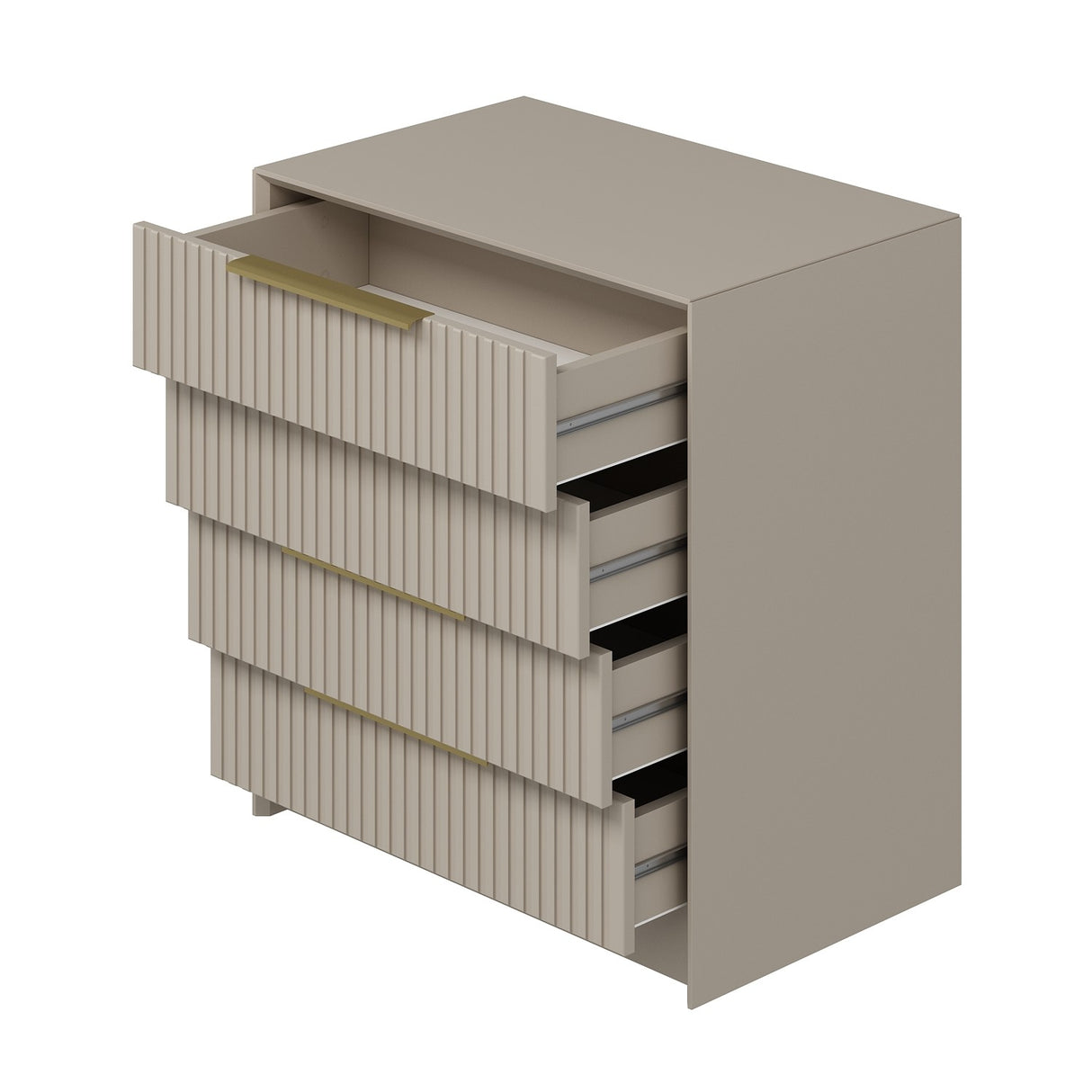 Ladekasten - Ladekast Kala Luxe Steen Melamine 72x77x45 cm - Dimehouse