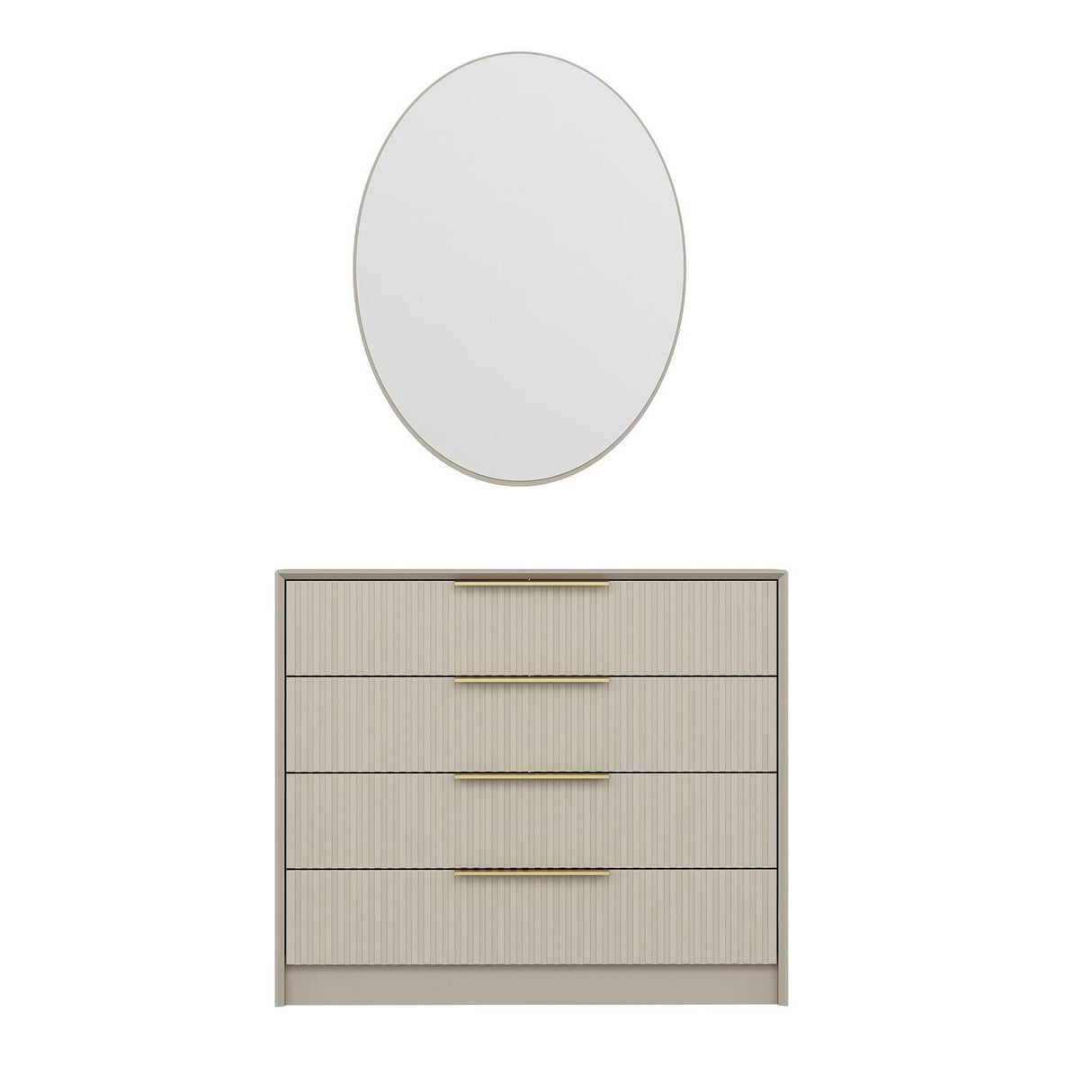 Ladekasten - Ladekast Kale Luxe Steen Melamine 100x85x45 cm - Dimehouse