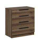 Ladekasten - Ladekast Kala Plus Walnoot Melamine 73x77x42 cm - Dimehouse