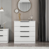 Ladekasten - Ladekast Kale Wit Melamine 72x77x42 cm - Dimehouse