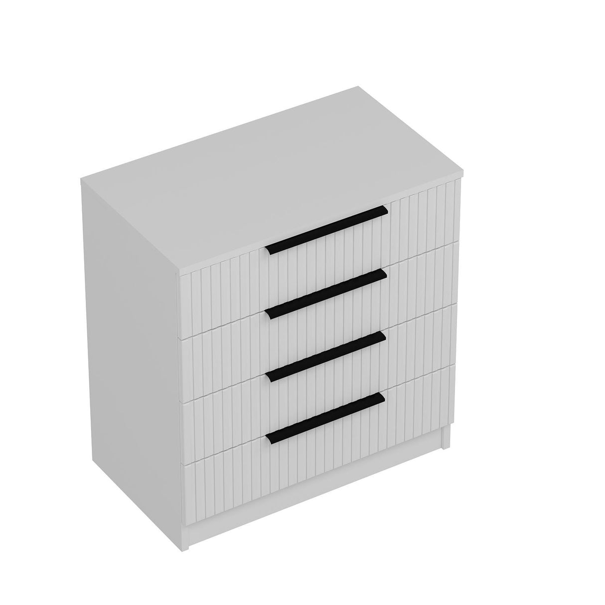 Ladekasten - Ladekast Kale Wit Melamine 72x77x42 cm - Dimehouse