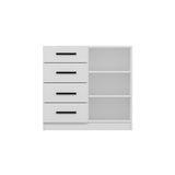Ladekasten - Ladekast Kale Wit Melamine 90x85x47 cm - Dimehouse