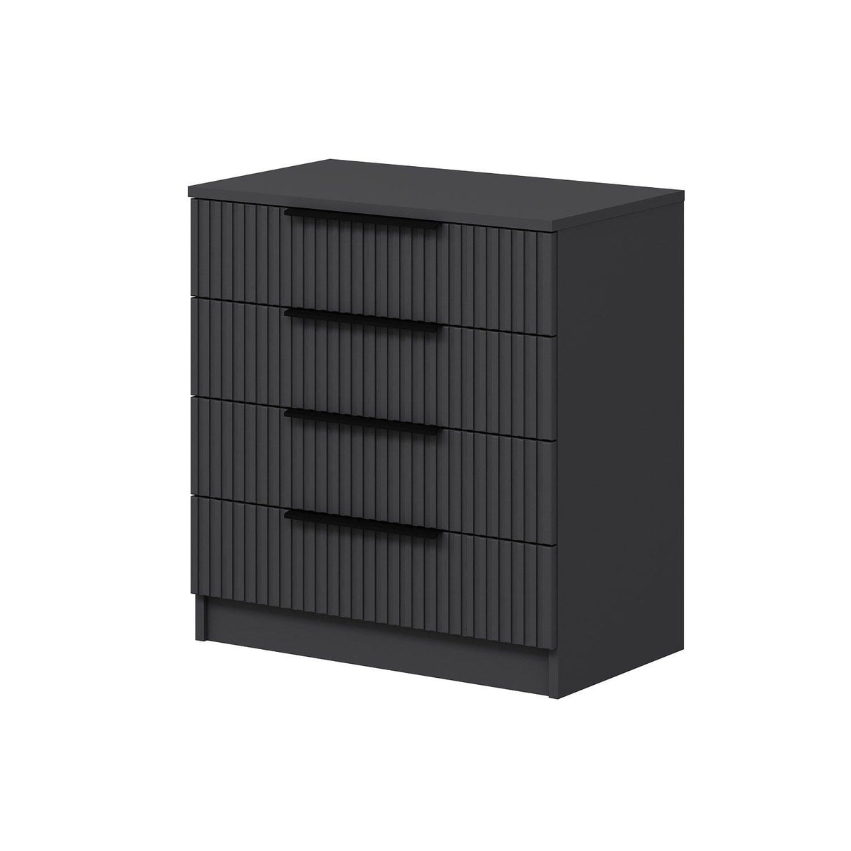 Ladekasten - Ladekast Kale Antraciet Melamine 72x77x42 cm - Dimehouse
