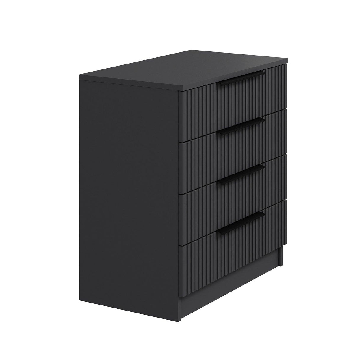 Ladekasten - Ladekast Kale Antraciet Melamine 72x77x42 cm - Dimehouse