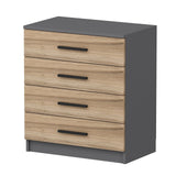 Ladekasten - Ladekast Kale Walnoot Melamine 70x42x79 cm - Dimehouse