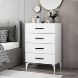 Ladekasten - Ladekast Kale Wit Melamine 72x106x47 cm - Dimehouse