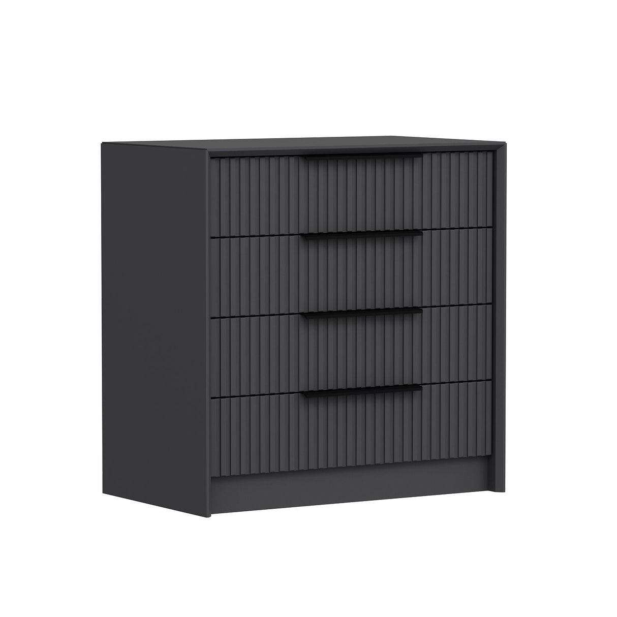 Ladekasten - Ladekast Kale Luxe Antraciet Melamine 70x77x45 cm - Dimehouse