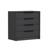 Ladekasten - Ladekast Kale Luxe Antraciet Melamine 70x77x45 cm - Dimehouse