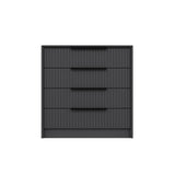 Ladekasten - Ladekast Kale Luxe Antraciet Melamine 70x77x45 cm - Dimehouse