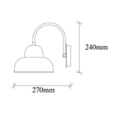 Lampada da parete Gold Metal Allure