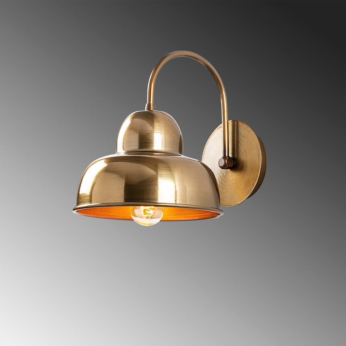 Lampada da parete Gold Metal Allure