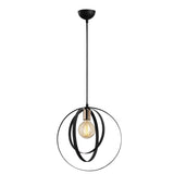 Hanglampen - Hanglamp 1 - lichts Zwart Metaal Thorn - Dimehouse