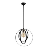Hanglampen - Hanglamp 1 - lichts Zwart Metaal Thorn - Dimehouse