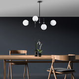 Hanglampen - Hanglamp Zwart Metaal Rosanna - Dimehouse