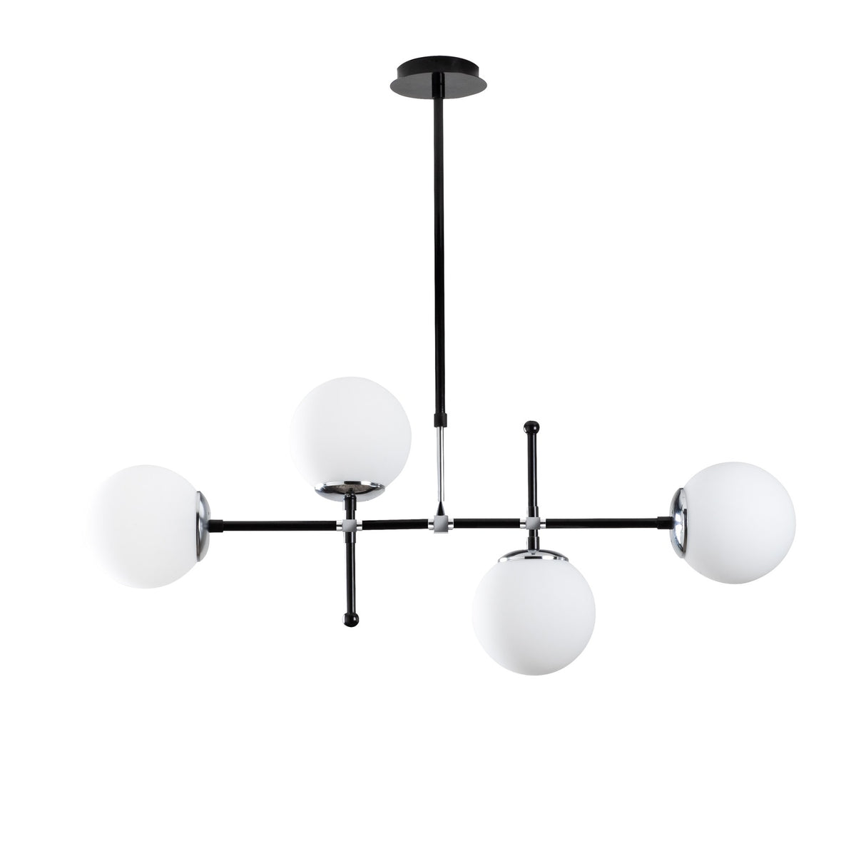 Hanglampen - Hanglamp Zwart Metaal Rosanna - Dimehouse