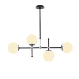 Hanglampen - Hanglamp Zwart Metaal Rosanna - Dimehouse