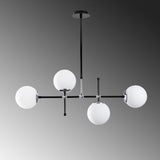 Hanglampen - Hanglamp Zwart Metaal Rosanna - Dimehouse