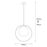 Hanglampen - Hanglamp Goud Glas Blazer - Dimehouse