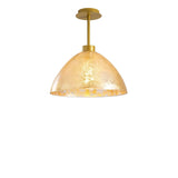 Lampada a sospensione Gold Glass Crest