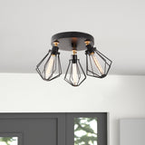 Hanglampen - Plafondlamp Rond Zwart Goud Metaal Palisade - Dimehouse