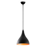 Lampada a sospensione 1 luce Black Drop Metal Allure