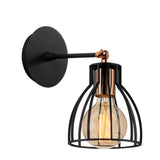 Wandlampen - Wandlamp Zwart Metaal Delano - Dimehouse