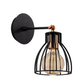 Wandlampen - Wandlamp Zwart Metaal Delano - Dimehouse