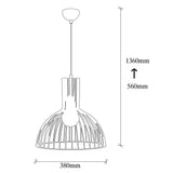 Hanglampen - Hanglamp 1 - lichts Zwart Metaal Quartz - Dimehouse
