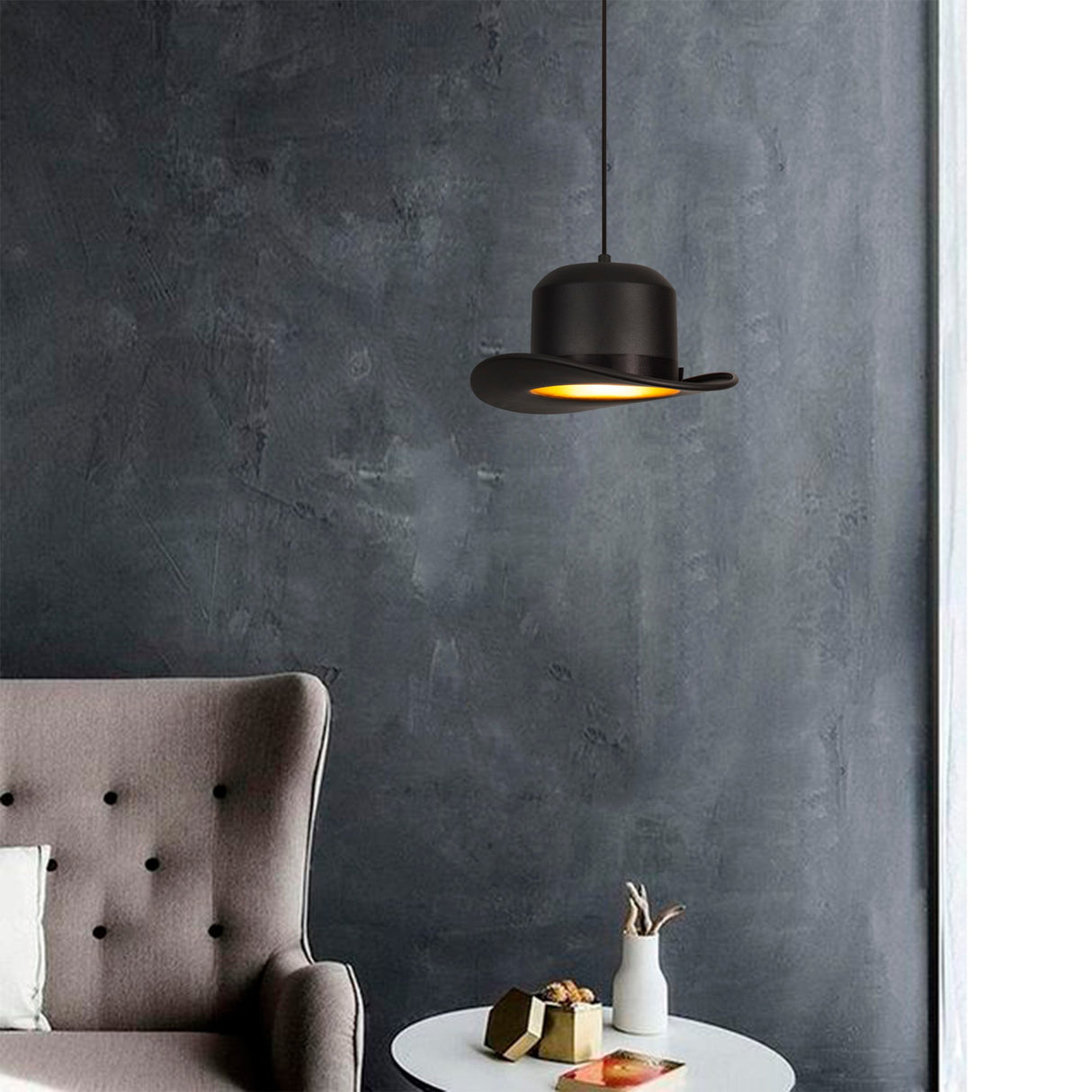 Hanglampen - Hanglamp Zwart Metaal Echelon - Dimehouse