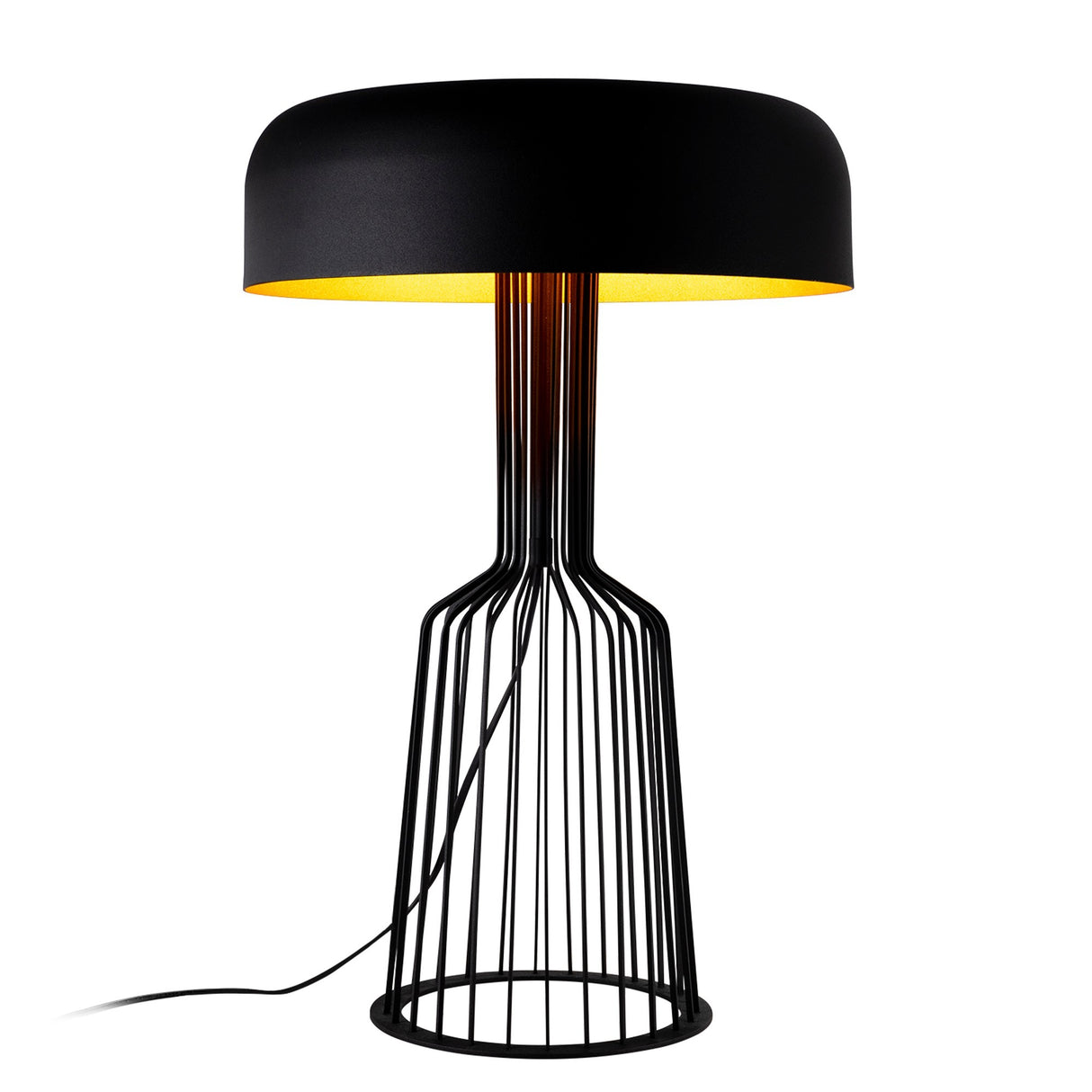 Tafellampen - Tafellamp Zwart Goud Metaal Quartz - Dimehouse
