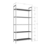 Libreria moderna chic Veneto vetro metallo oro 80x165x30 cm