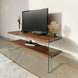 Mobile TV Coral Noce Pino Legno 120x45x35 cm