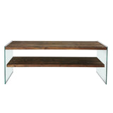 Mobile TV Coral Noce Pino Legno 120x45x35 cm