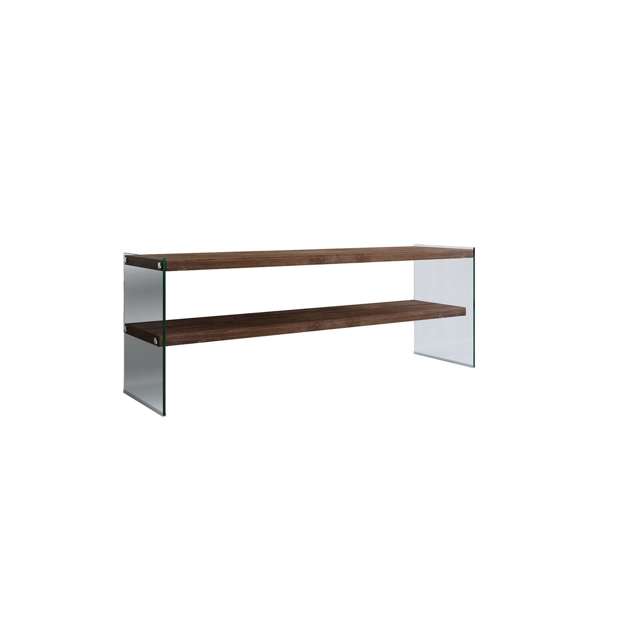 Mobile TV Coral Noce Scuro Legno di Pino 120x45x35 cm
