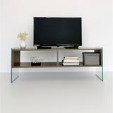 TV Meubels - TV Meubel Echo Walnoot Melamine 120x45x35 cm - Dimehouse