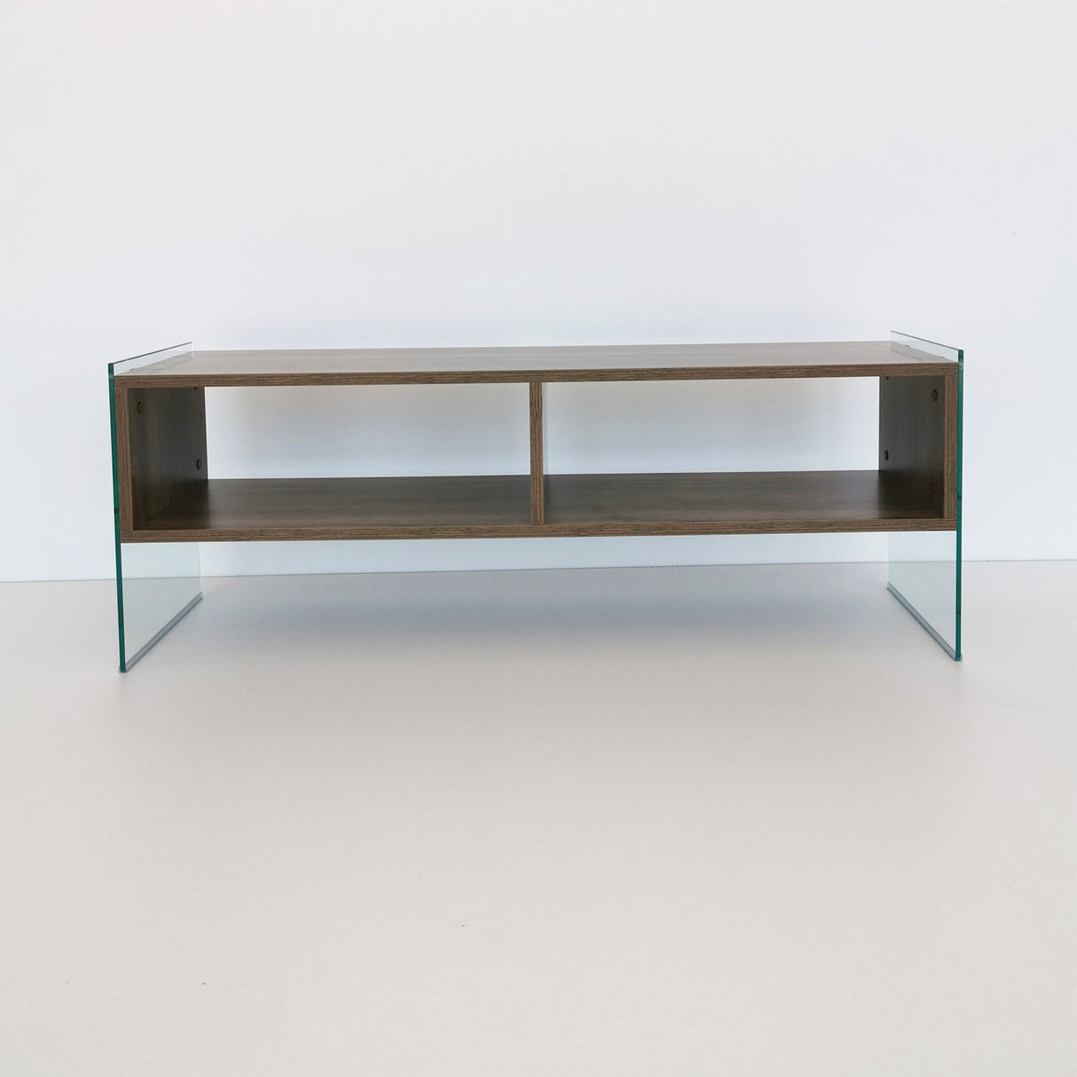 TV Meubels - TV Meubel Echo Walnoot Melamine 120x45x35 cm - Dimehouse