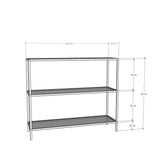 Kaptafels - Kaptafel Avignon Goud Glas 100x85x30 cm - Dimehouse