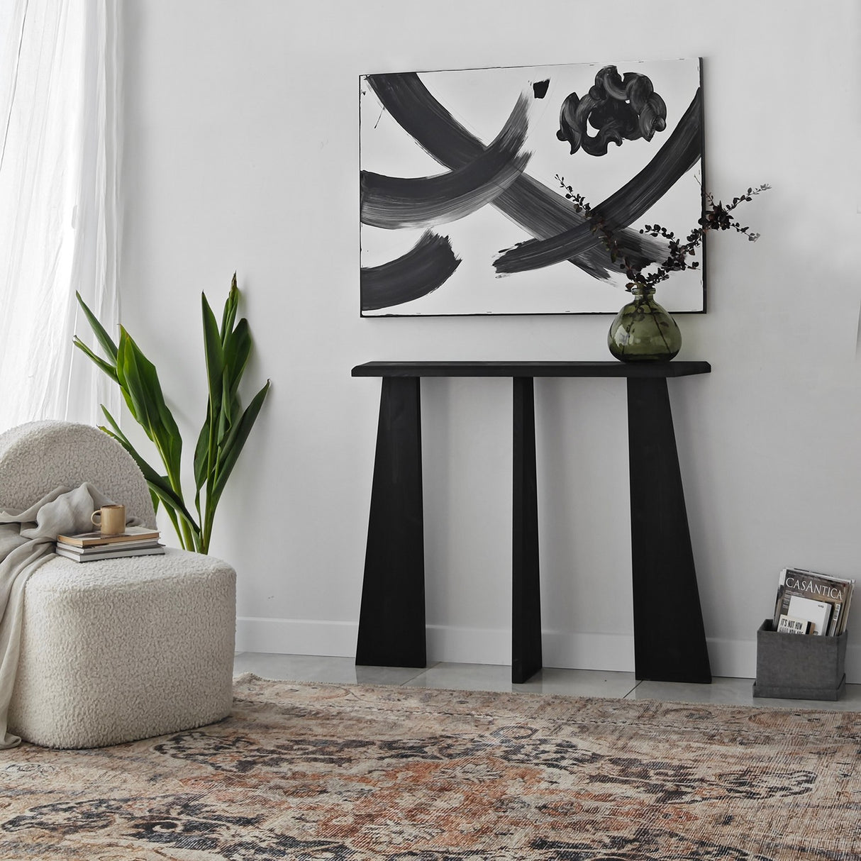 Kaptafels - Kaptafel Cleopatra Antraciet Hout - Dimehouse