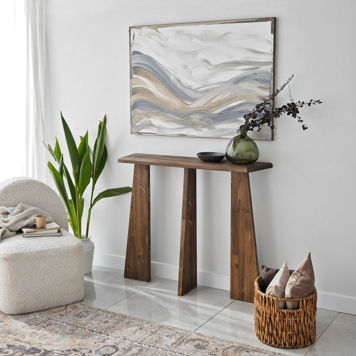 Kaptafels - Kaptafel Cleopatra Walnoot Hout - Dimehouse