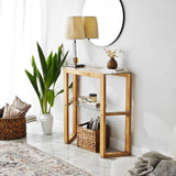 Kaptafels - Kaptafel Trapezoid Eik Hout - Dimehouse